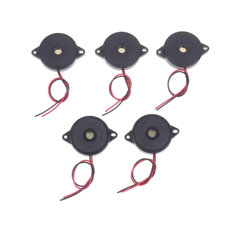 Z. 5/10/15Pcs 패시브 버저 와이어 압전 스피커가있는 고 데시벨 버저 Arduino 자동차 DIY 전자 용 3040 버저