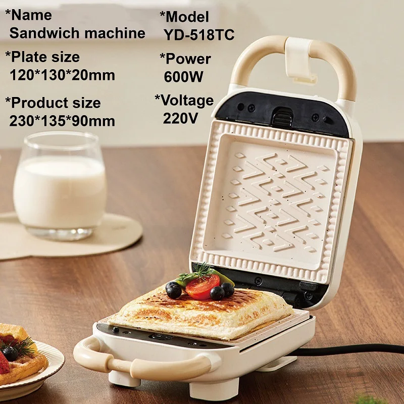 600W Electric Sandwich Machine Home Waffle Maker Toaster Multifunctional Breakfast Machine Takoyaki Pancake Donut Toast Press 6