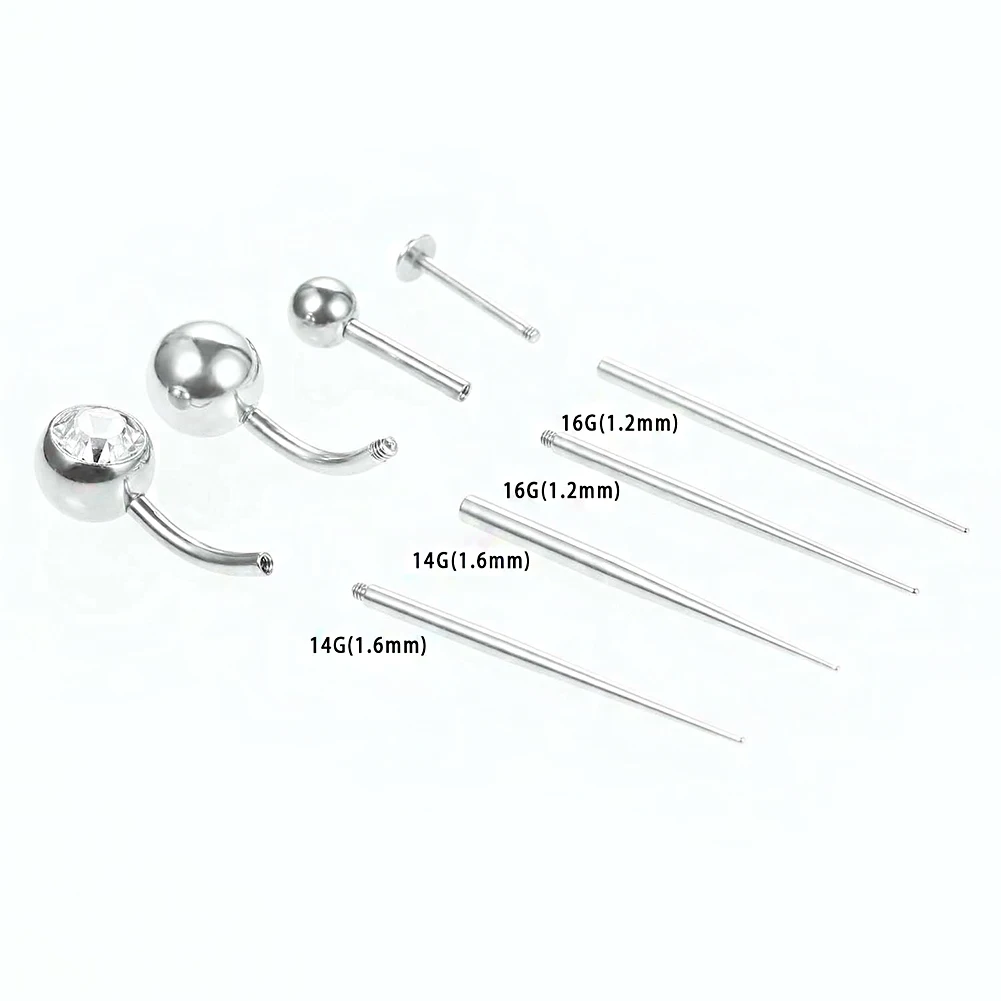 Наборы игл для пирсинга KAIGOTOQIGO из титана мм AliExpress - Main Image