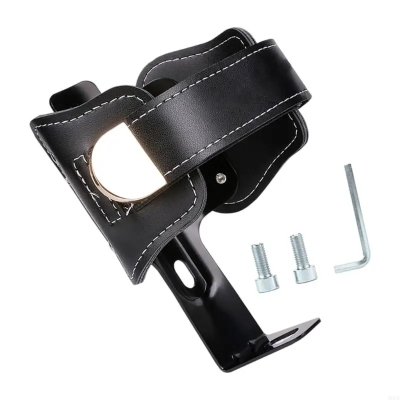 Fahrräder Leder Wasserflaschenhalter Retros Fahrradflaschenkäfig Fahrradzubehör für Radsportbegeisterte 69HD – Detail 9