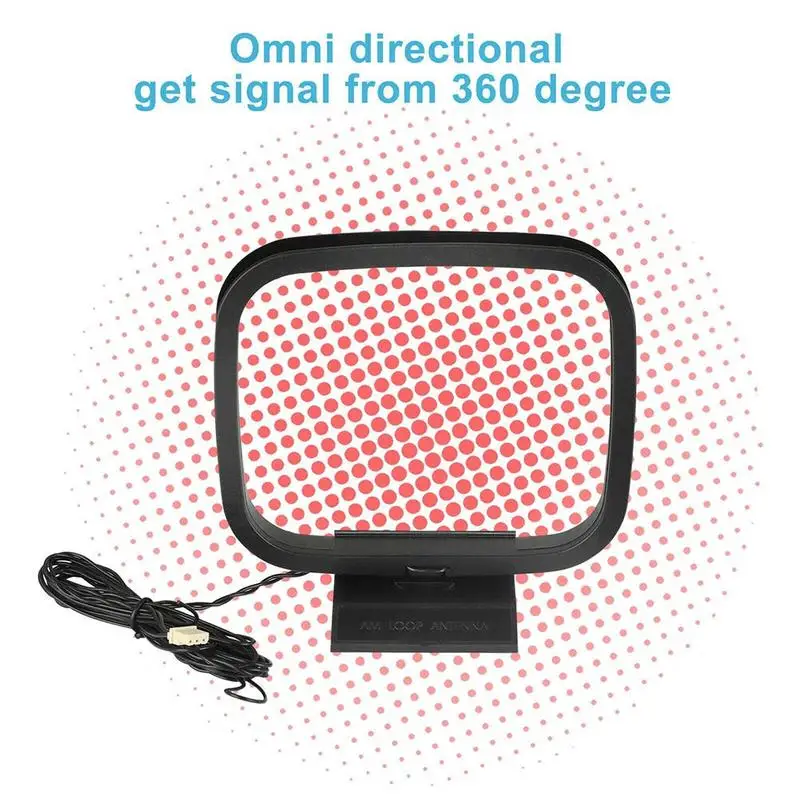 Omnidirectional 360° Hi-Fi Audio Receiver Antenna
