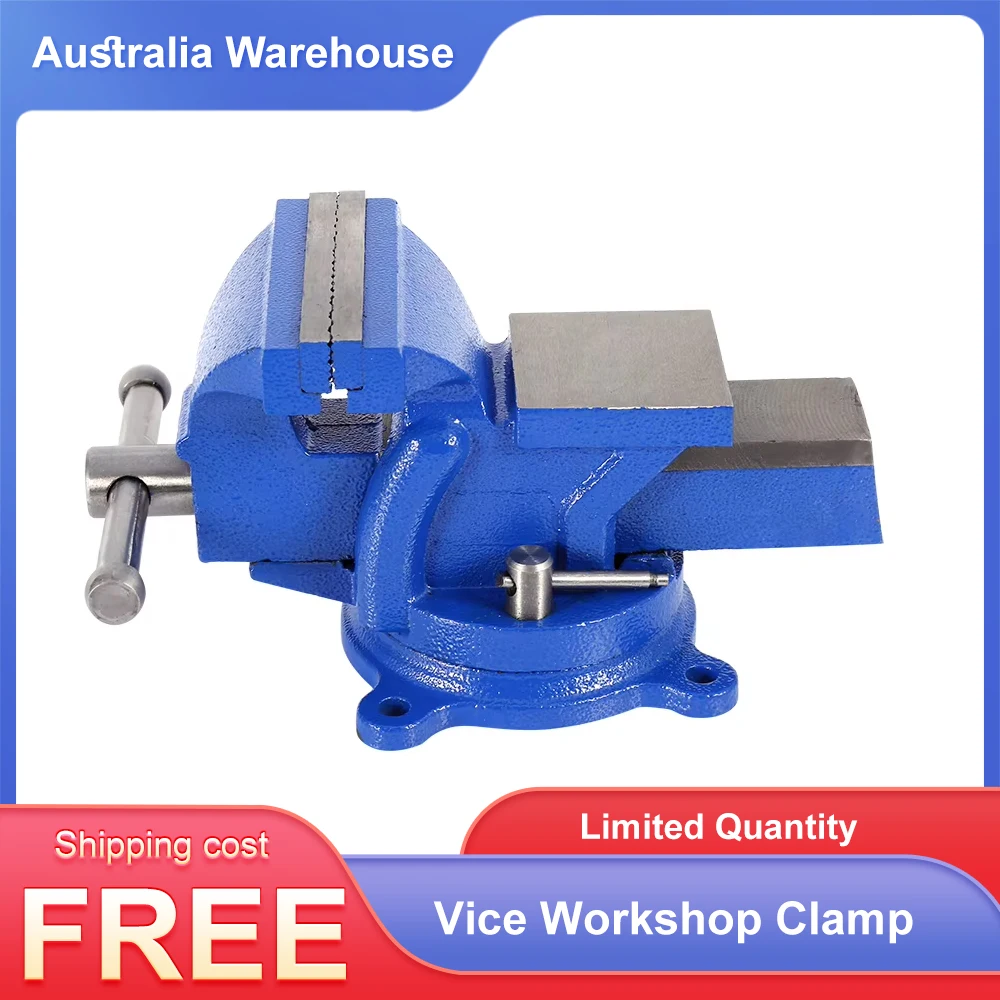 【Sale】Durable 360° Bench Vice Workshop Clamp Engineers 100mm Jaw Workshop Heavy Duty