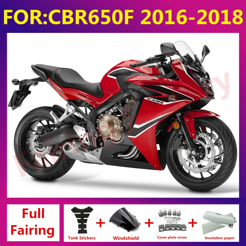 

New ABS Motorcycle Fairings Kit fit for CBR650F 2016 2017 2018 CBR650 F CBR 650F Bodywork full fairing kit zxmt set black red