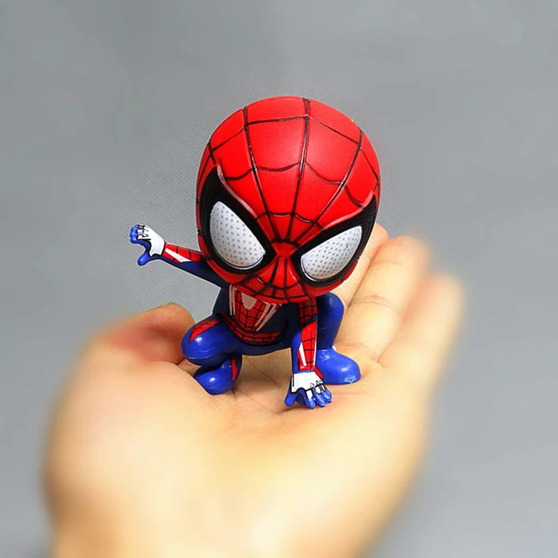 Marvel Avengers Spider-Man Cute Action Figure - Anime Figurine Toy Gift
