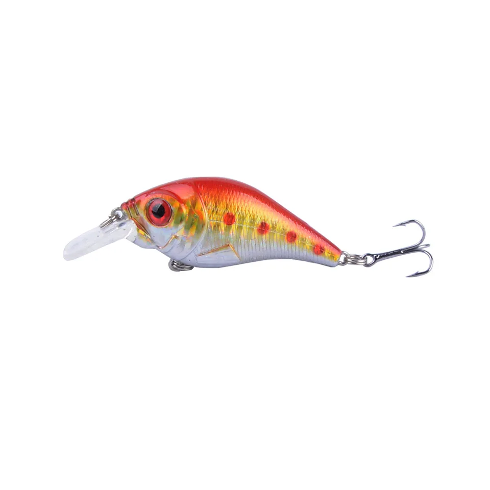 3DEyes Hard VIB Lures Fishing Minnow Bait Treble Hooks Sinking Crankbait Wobblers Fishing Tackle 1pcs 7.5cm 10.2g 6