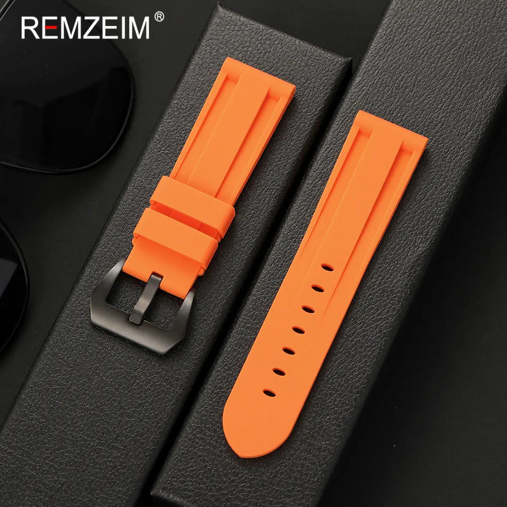 Waterproof Silicone Sport Watch Strap - Durable & Comfortable Replacement Wristband