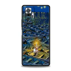 Van Gogh Oil Painting Silicone Phone Case - Retro Art Design Cover for Redmi 9A (A1)