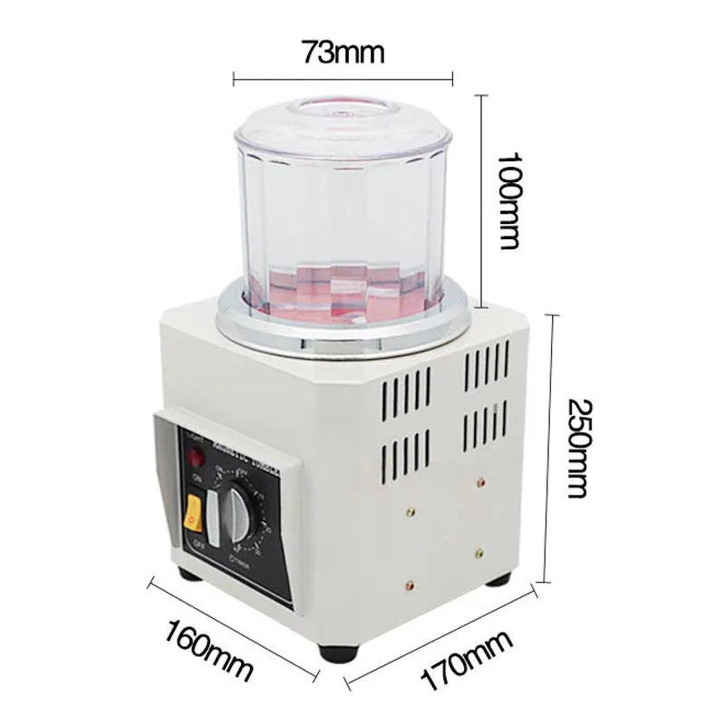 Magnetic Polishing Machine Electric Cleaning Polishing Magnetic Deburring Equipment Jewellery jewelry Magnetic Polishing Machine 5
