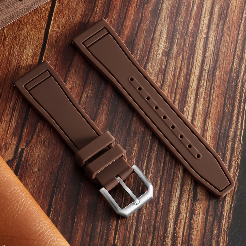 Luxury Rubber Watch Strap with Quick Release - Waterproof Sport Bracelet