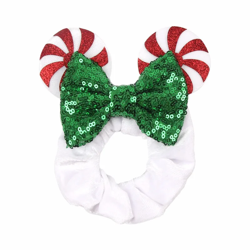 Neue Niedliche Mausohren-Kopfbedeckung mit Haarschleife, Festival-Pailletten, 4-Zoll-Schleife, Elastisches Stirnband für Mädchen, Party-DIY-Haaraccessoires, Geschenk – Detail 12