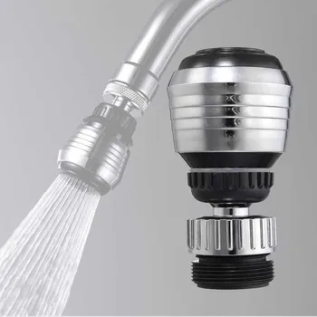 360 องศาหมุน Water Saving TAP ก๊อกน้ําอะแดปเตอร์ Diffuser หมุนก๊อกน้ําหัวฉีดอะแดปเตอร์อุปกรณ์ครัวหน้าแรก 1