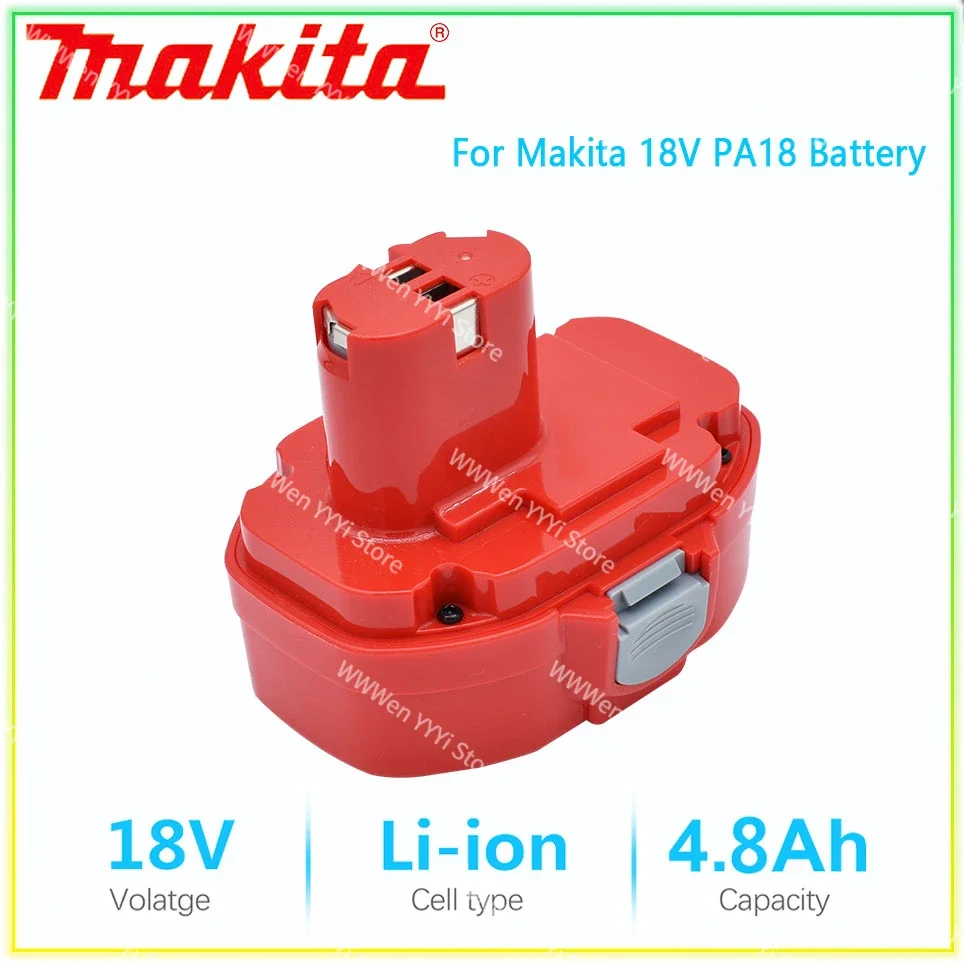 

PA18 4800mAh Makita 18V 6800mAh 9800mAh Ni-MH Battery Replace Makita 18V PA18 1822 1823 1833 1834 1835 1835F 192828-1 192829-9