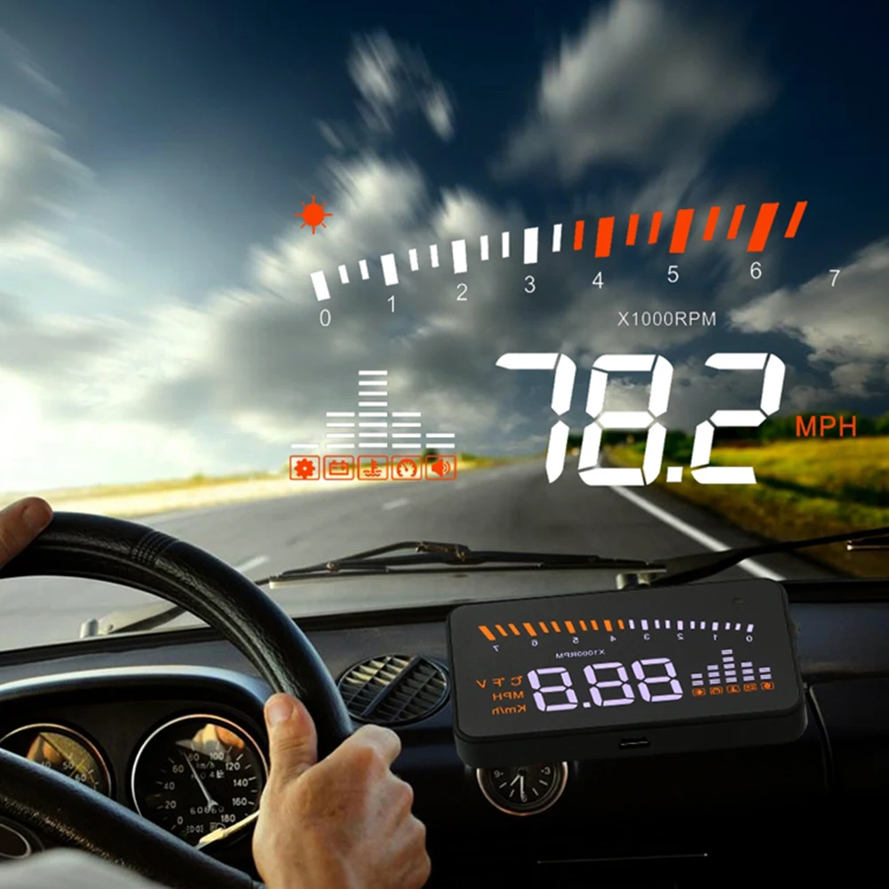 ڵ  ÷ HUD  OBD2  ǻ µ ӵ,   ū ũ ڵ Ʈũ SUV