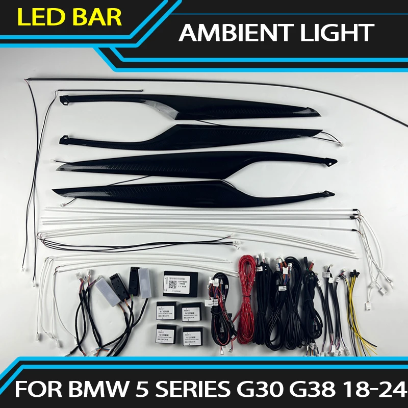 

LED Ambient light For BMW 5 Series G30 G38 2018-2023 Starry Sky Ambience lamp button +APP Control LED Car Inner