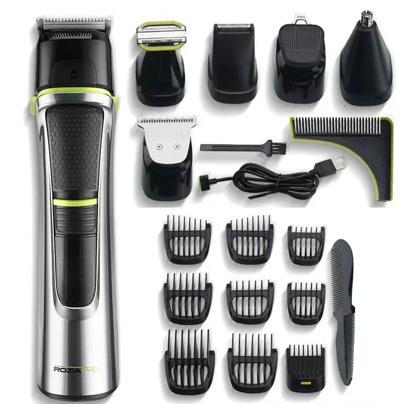 all-in-one-nose-ear-hair-trimmer-set-with-travel-carry-bag-hq5951-grooming-kit-hair-clipper-professional-beard-shaver-for-men