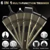 Sejoy 6 IN 1 Hair Trimmer for Men Electric Groin Hair Trimmer Cordless Beard Trimming Kit with Standing Charging Dock 6
