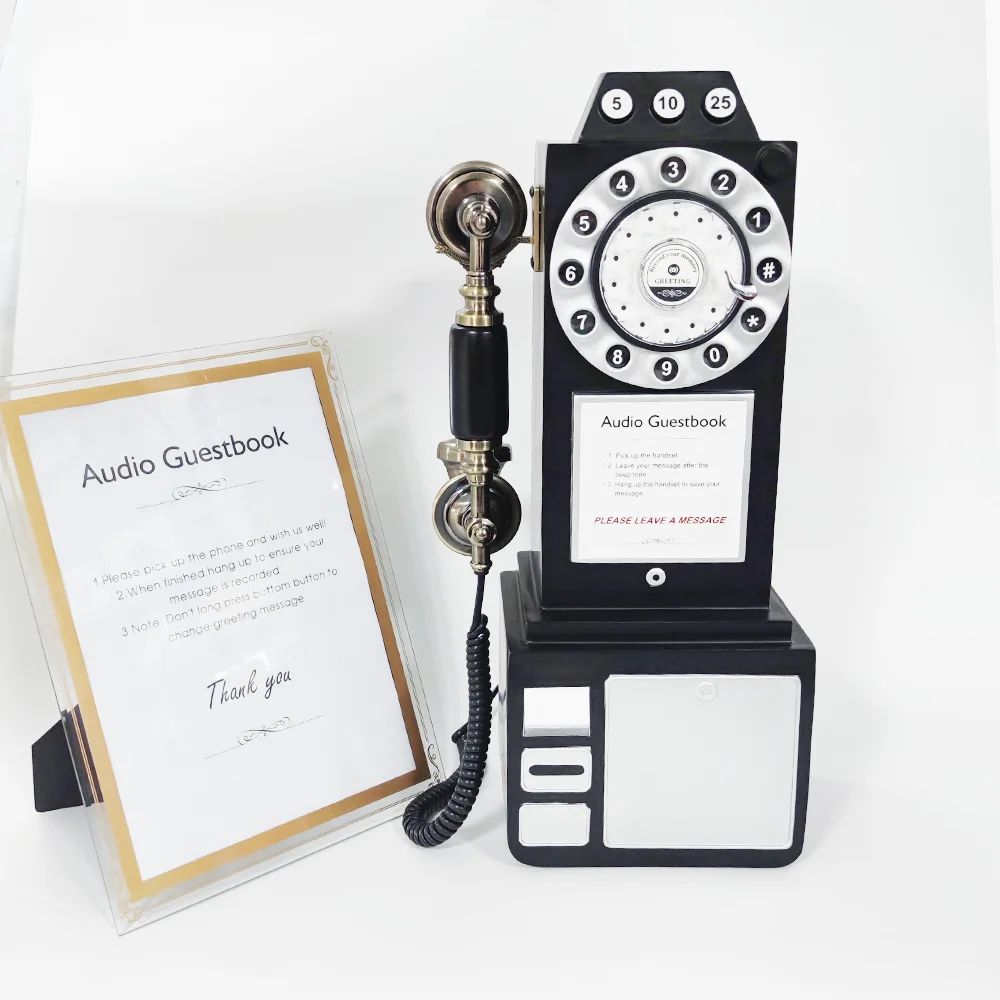 AudioGuestBookTelephoneVintageandRetroStyleAudioGuestbook
