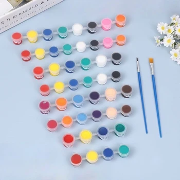 Set di pigmenti acrilici da 2 ml a 6 colori - Vernice lavabile non tossica per pittura a mano e graffiti art 1