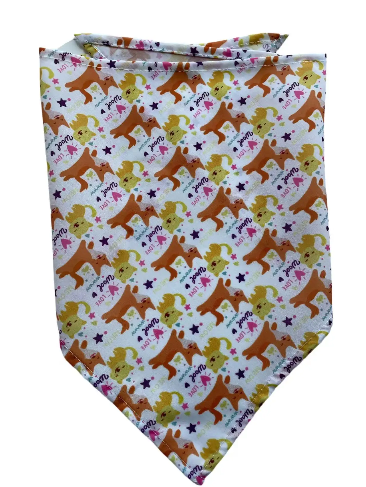 60pc/lot Cartoon Dog Printing Puppy Cat Dog Bandanas Scarf Tie Handkercheif  Pet Accessories Grooming Products  CH21 3