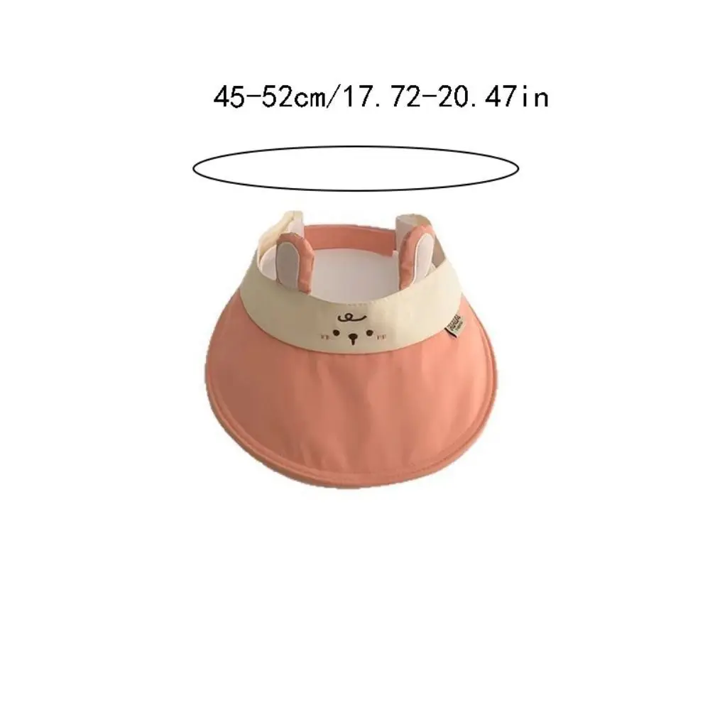 Soft Breathable Baby Sun Hat Korean Style Quick-dry Kids Empty Top Cap Animal Anti UV Children Sunshade Hat Travel