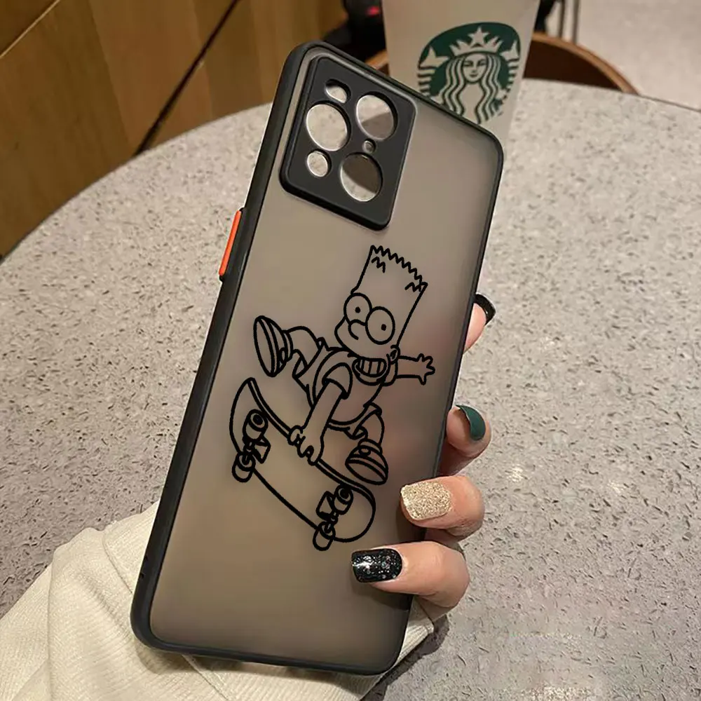 thumbnail image 1 of Funda mate para OPPO Realme 10 9 9I 8 8I 7 7I 6 5 3 FIND X3 X4 PRO 4G 5G Funda Coque Capa Funda película The S-Simpsons-S, 1 of 5