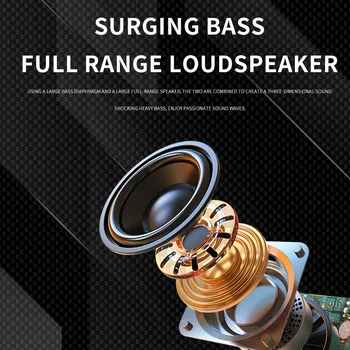 Zealot-S32 Wireless Speaker Outdoor Portable Subwoofer Speaker, Waterproof IPX 6, Dual Pairing,1500mAh Battery 3