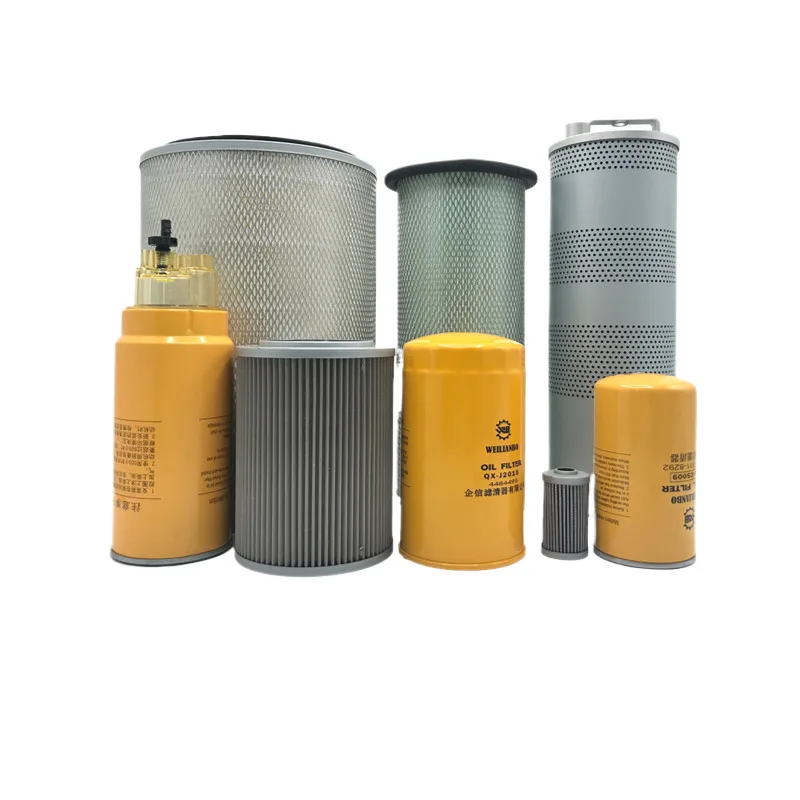 

For Sany Sy 285c-8 Engine Oil Filter,diesel Grid Air Filter,hydraulic Inlet And Return Oil Pilot Filter Element,excavator