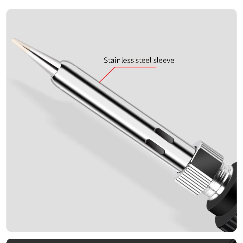Soldering Iron Adjustable Temperature Electric 220V 110V 60W 80W Welding Solder Rework Station Heat Pencil Tips Repair Tool - Image 5