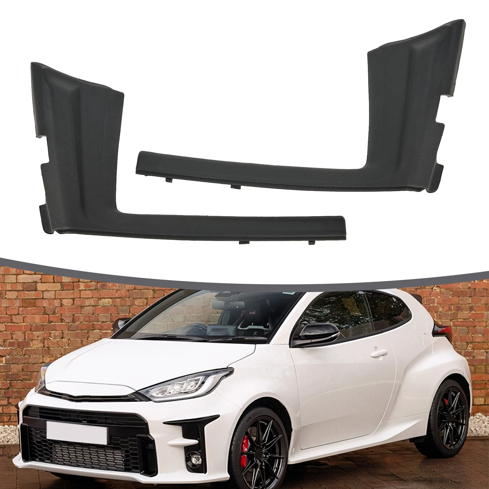

Cowl Cover Windshield Wiper Windshield Wiper Cowl 2012-2015 53866-52090 53867-52090 Black For Toyota For Yaris
