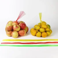100M Plastic Mesh Bag Vegetable Fruit and Dried Fruit Packaging Mesh Bag Semi-finished Roll Material Supermarket Toy Packaging 2