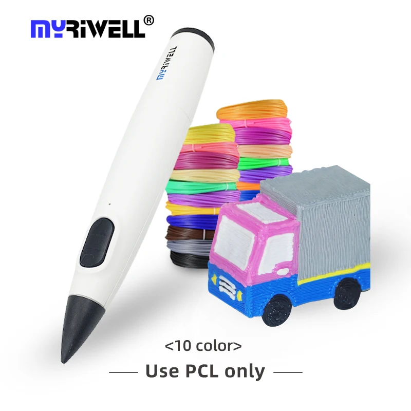 3D Pen PR 300B Low Temperature 3d Printing Pen With 5 Meters PCL Filament 1.75mm Kids Birthday Gift