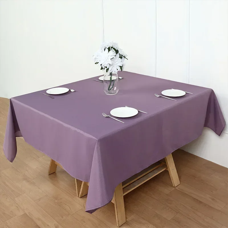 Description Picture 6 of item2024 Table cloth polyester tablecloth round table cloth circular solid