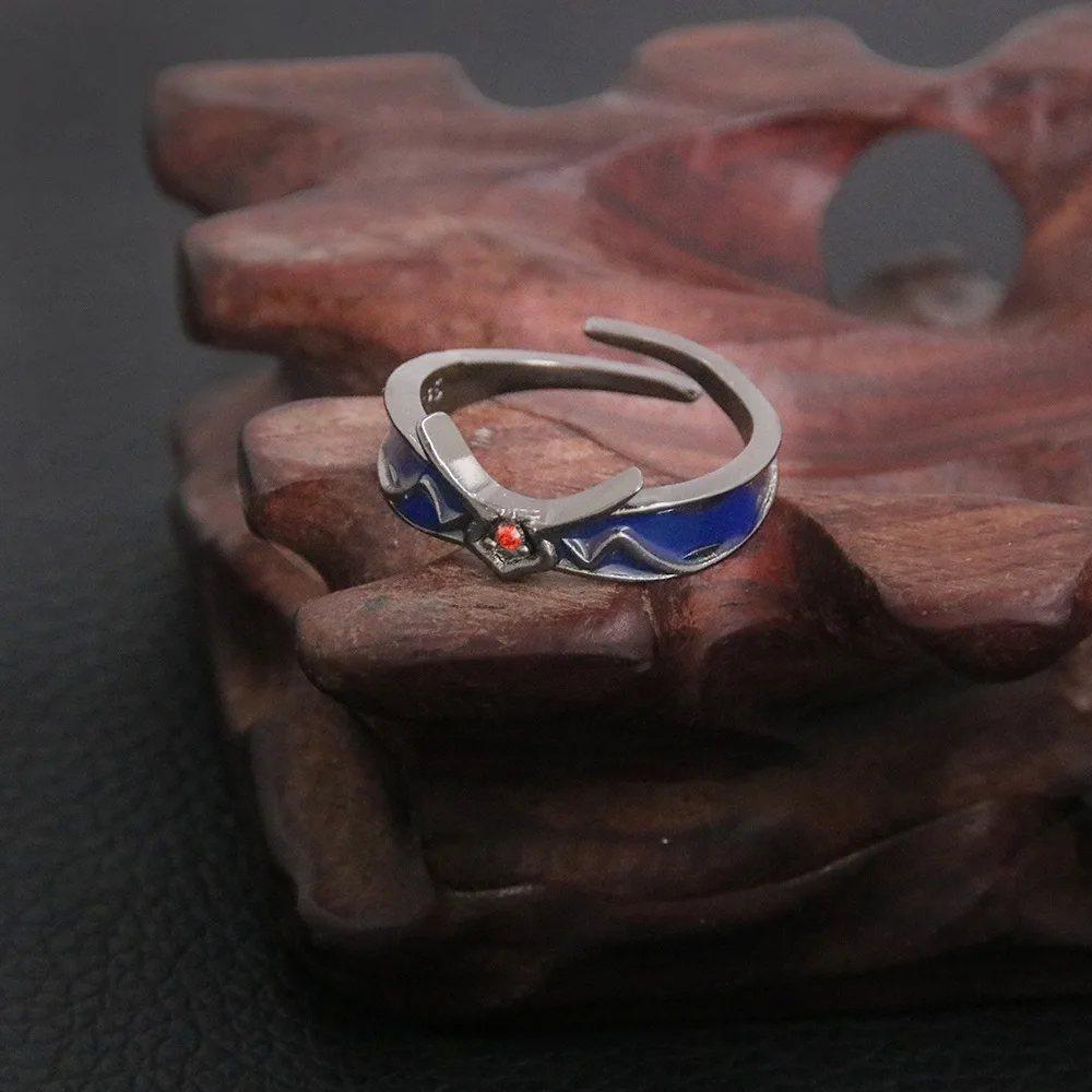 Code Geass Unisex Lelouch Suzaku Paar-Ring-Set, beste Freunde, Rivalen, Anime-Sammlerstück, Cosplay-Requisite für Halloween-Party – Detail 10