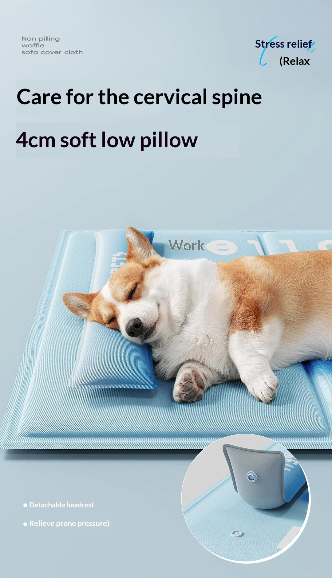 Cooling Mat For Dogs And Cats Gel Ice Pad For Summer Pet Cooling_voghion.com