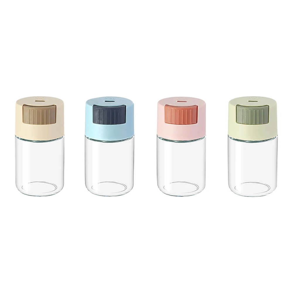 Salt Dispenser Condiments Container Sugar Bottle Spice Shaker Jar Tank Seasoning Bottle D5 Adjustable