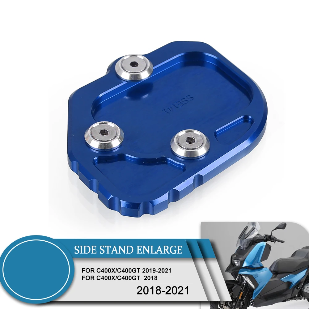 

C 400 GT Accessories For BMW C400X C400GT 2021 2020 2019 2018 Kickstand Foot Side Stand Extension Pad Enlarger Support Plate