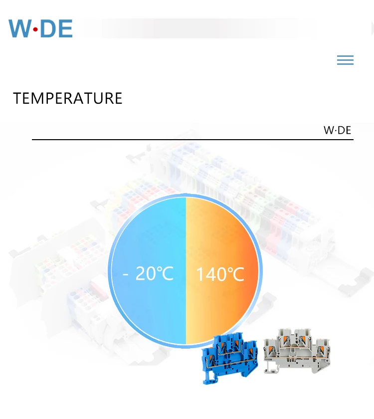 conector elétrico dupla camada primavera fiação conexão fio condutor laranja