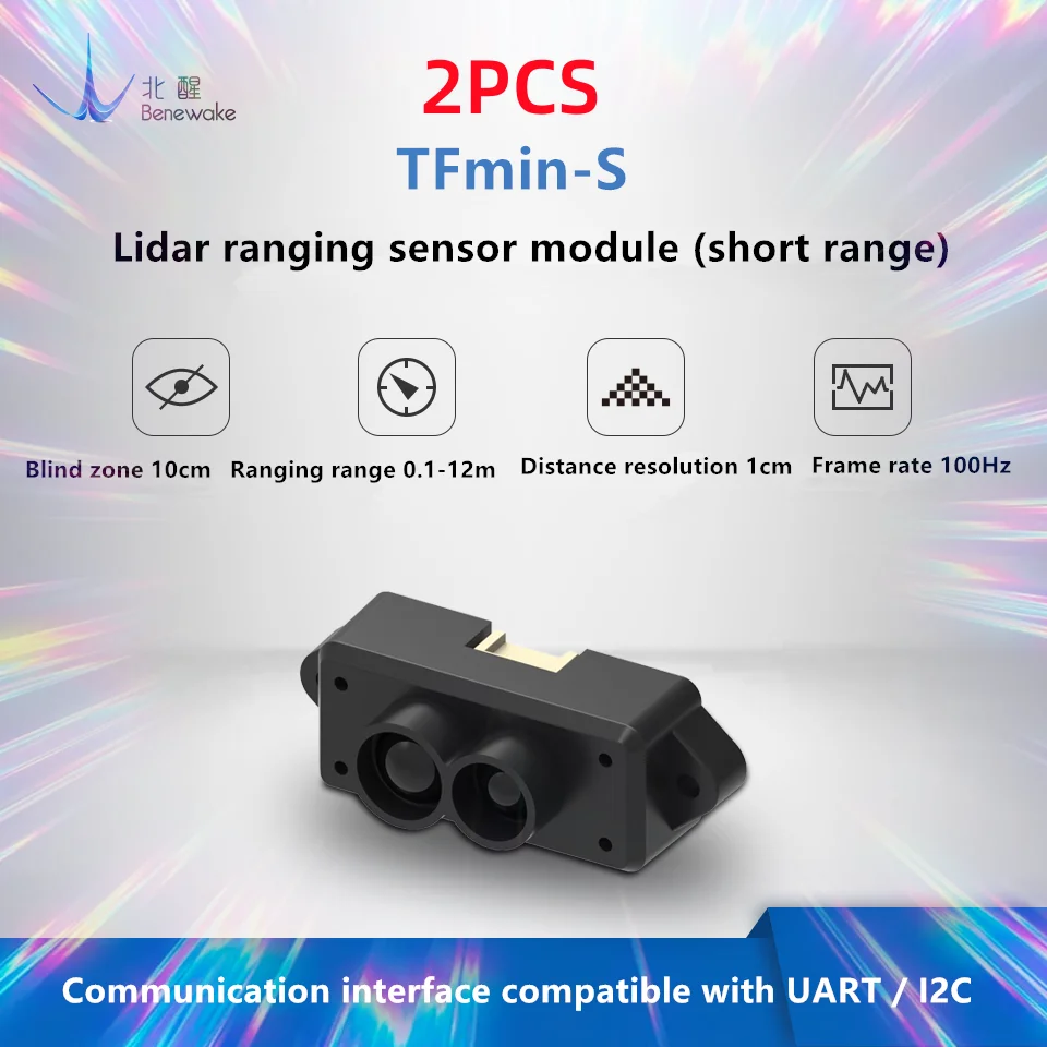 

2 шт., модуль для Arduino Pixhawk 4,5-6 в UART I2C TFmini