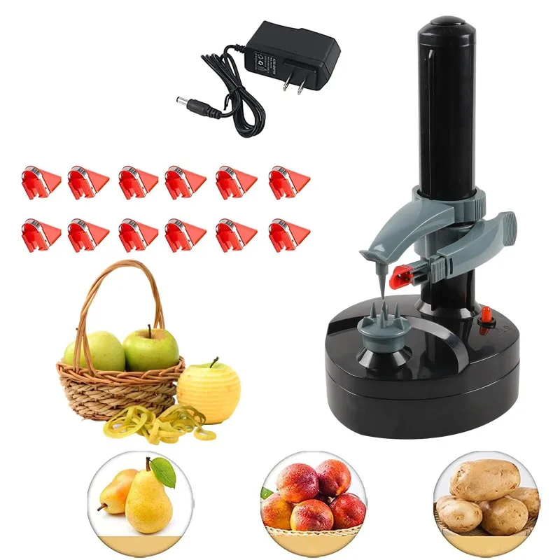 Electric Potato Peeler Apple Peeler Rapid Rotating Peeling Machine