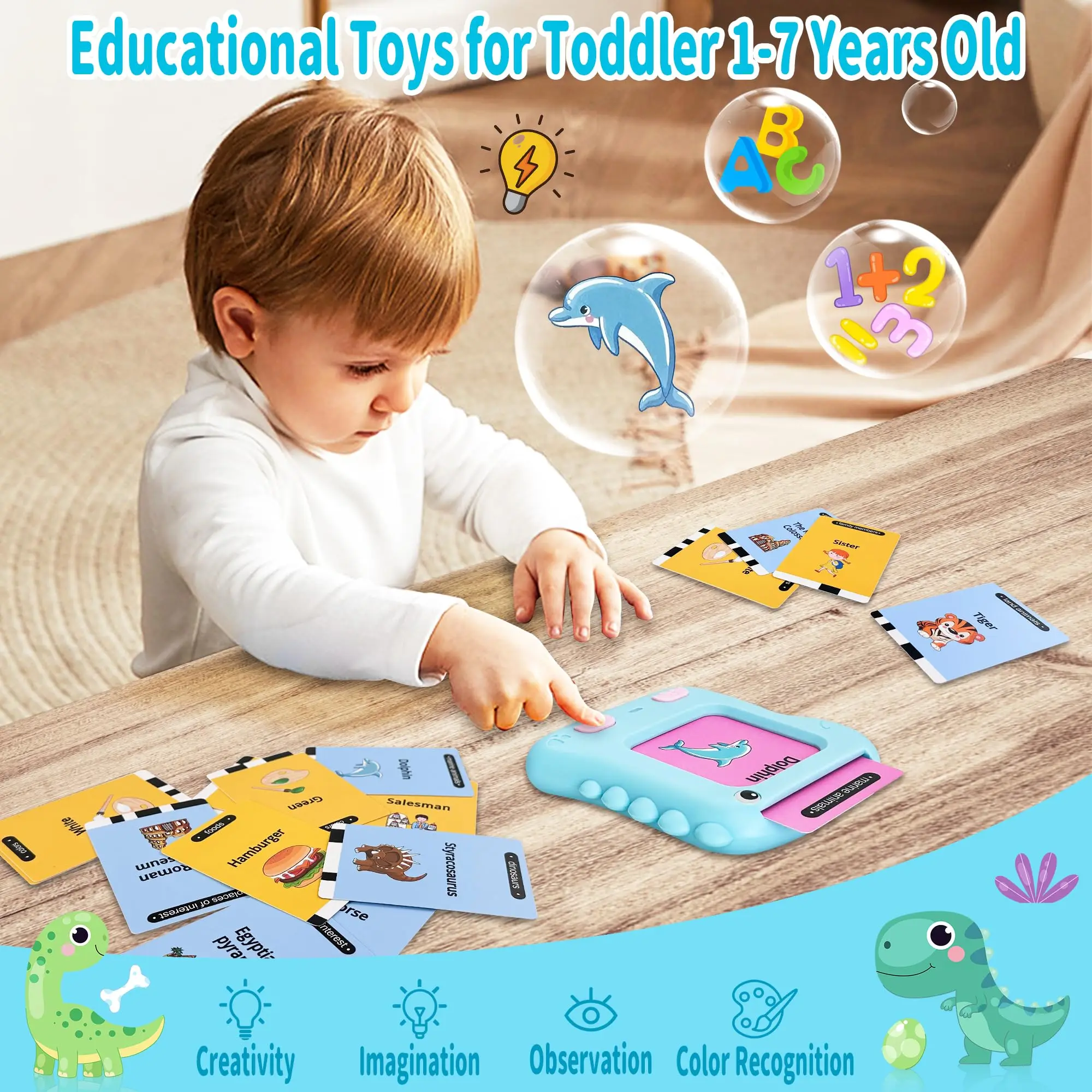 Educational Toys For Autistic Child Talking Flash Cards For