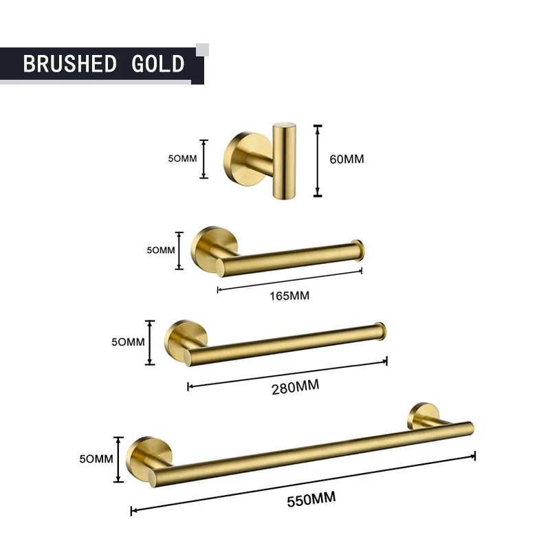 Gold 4 PCS Set