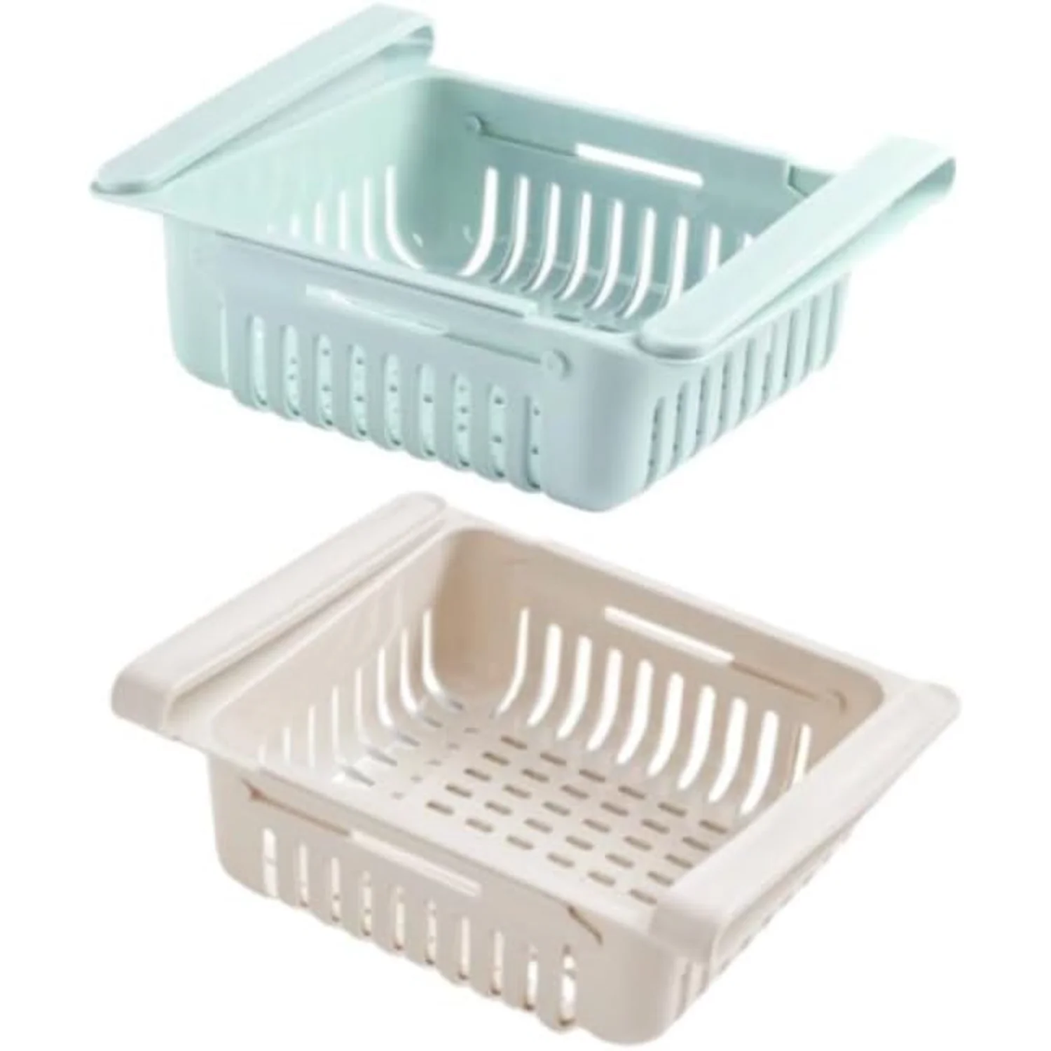 3pcs Crisper Container Crisper Tray Chillpod Fruit Container Vegetable Fridge Drawer Bin Fridge Tidy Boxes Kitchen C