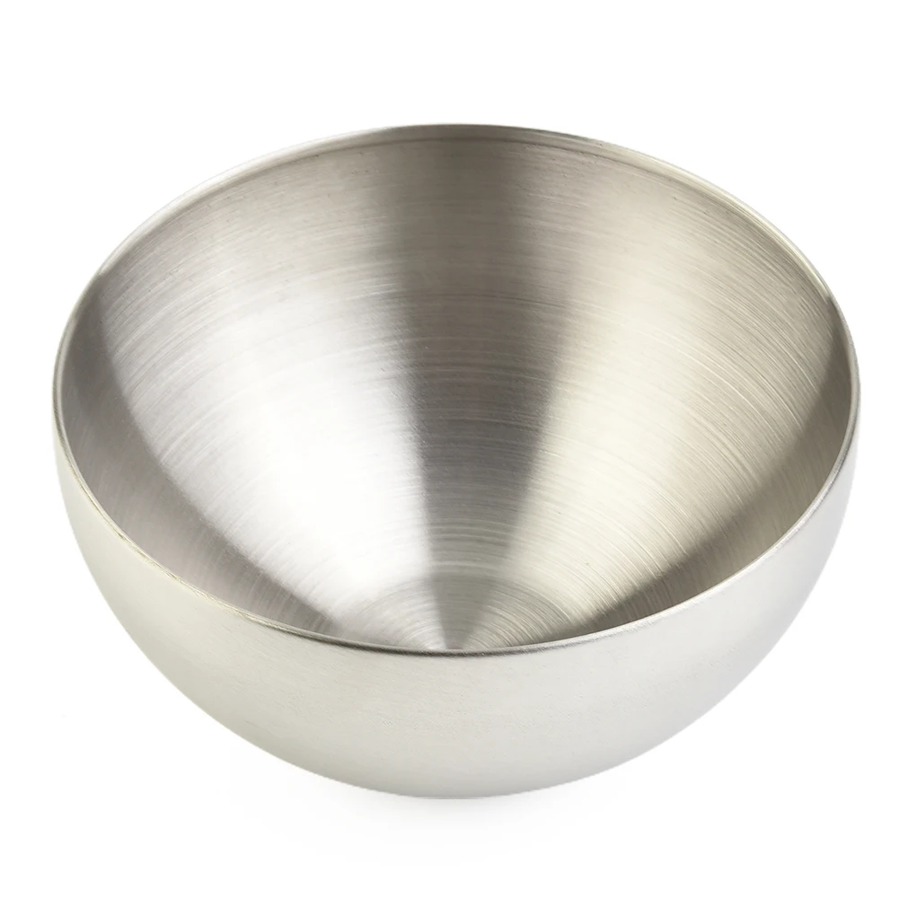 

Tableware Salad Bowl Rice Soup Stainless Steel Utensils 12/15/20cm Container Cooking Dining Double Layer Durable