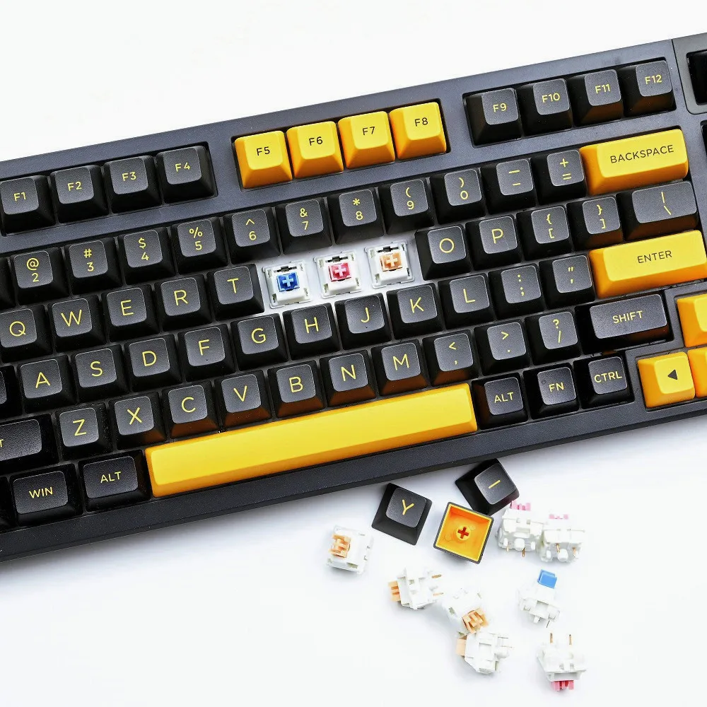 Outemu Switches Lubed Mechanical Keyboard Switch 5Pin Silent Tactile Linear Cream Blue Pink Yellow Custom Gaming RGB MX Switches mechanical keyboard switch