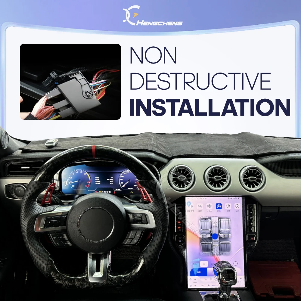 Panel de Instrumentos Digital LCD para Ford Mustang 2015-2021, Pantalla de Cabina Virtual 6