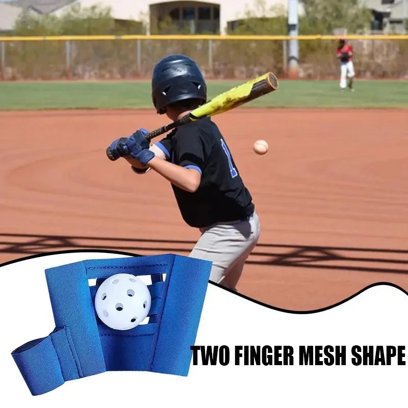 Baseball Training Catching Gloves Comfortable Two Finger Mesh Softball Glove Catch Golf Practice Ball Games Training Equipment