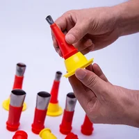 Universal Integrated Rubber Nozzle Tool Kit Reusable Sealing Caulking Nozzle Coating Reusable Rubber Nozzle Tool Kit 6