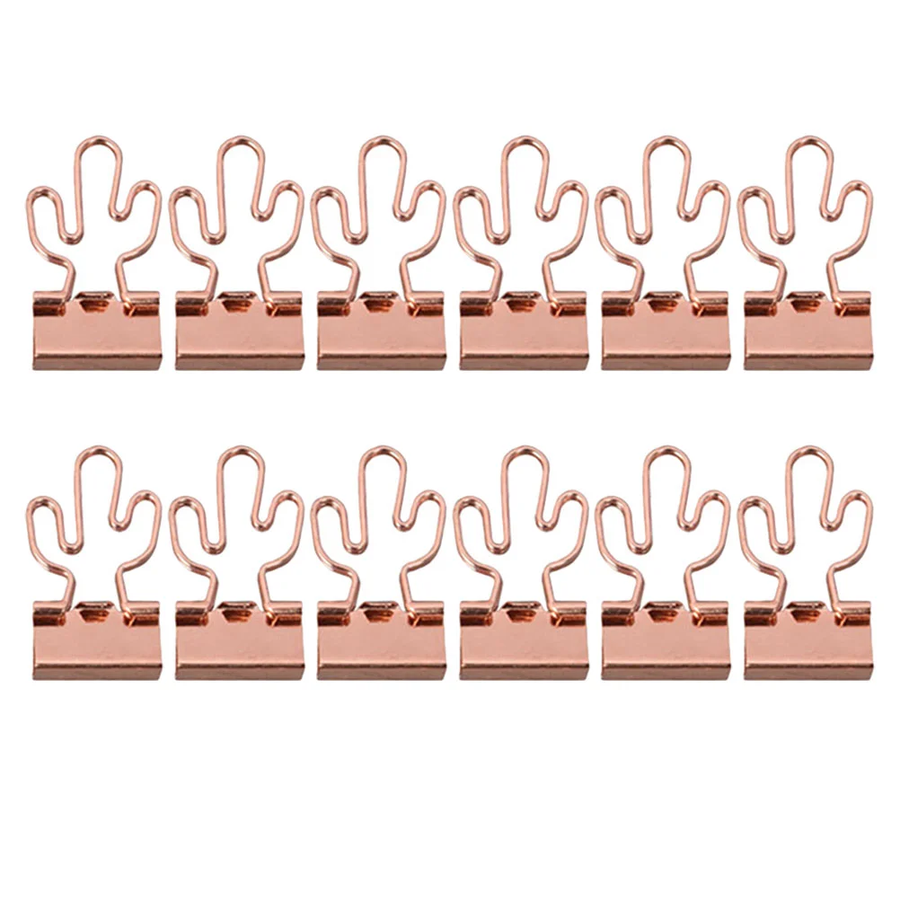 12 Pcs Binder Clips Assortment Office Paper Large Small Document Medium Delicate