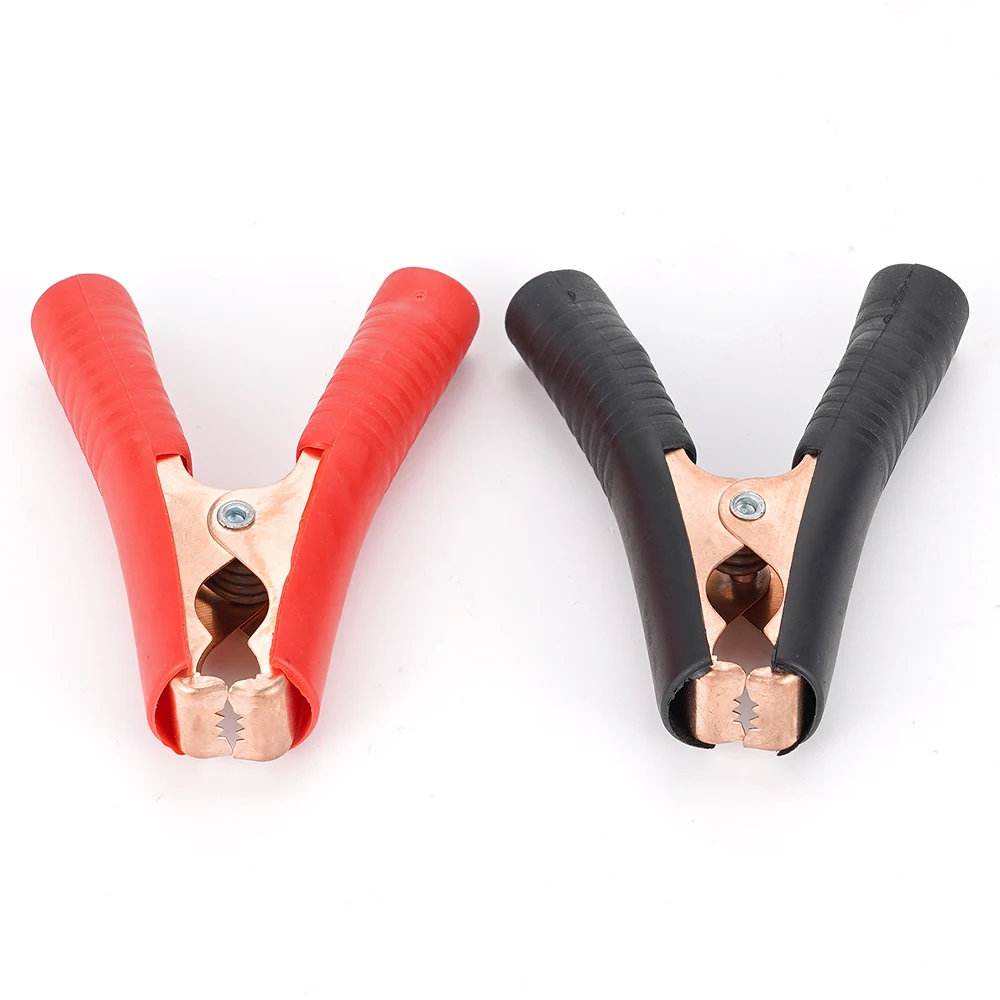 Electrical Crocodile Clamp Alligator Clip Battery Connector 2Pcs/Set