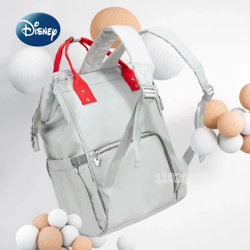 Disney Mickey New Diaper Bag Backpack Multifunctional Fashion Baby Bag Cartoon Baby Diaper Bag Backpack Large Capacity Backpack